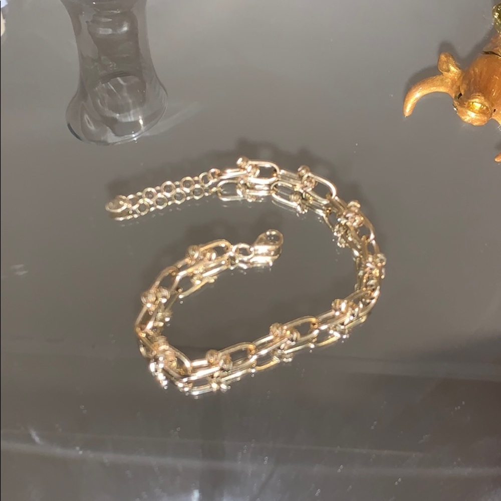 14k solid Italian gold bracelet - Picture 3 of 4
